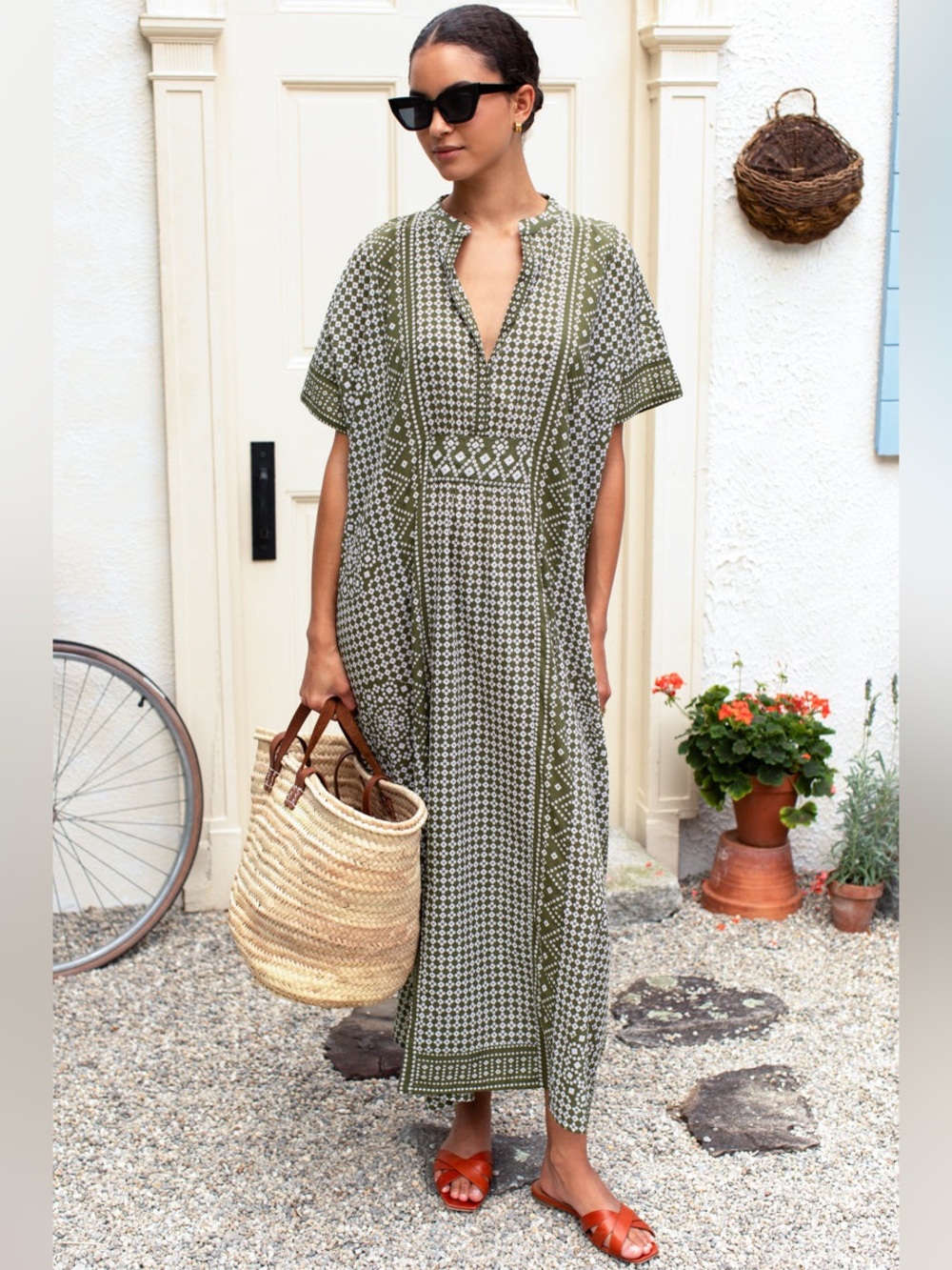 Emerson Fry India Collection Kaftan Moss Organic